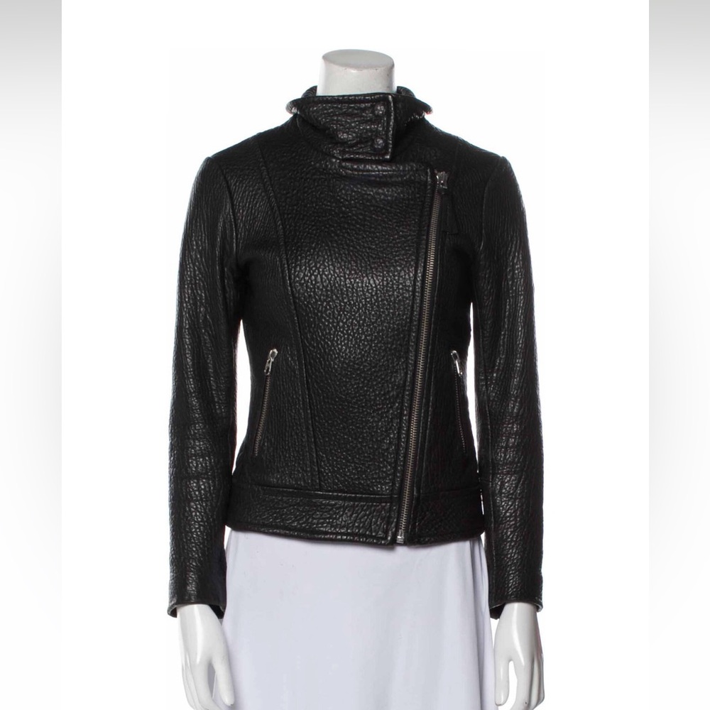 MACKAGE LAMBSKIN BIKER Jacket XS